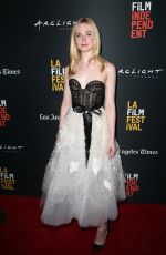 ELLE FANNING at Galveston Premiere at LA Film Festival in Culver City 09/23/2018