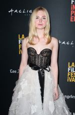 ELLE FANNING at Galveston Premiere at LA Film Festival in Culver City 09/23/2018