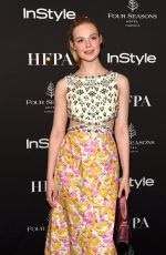 ELLE FANNING at Hfpa and Instyle’s Tiff Celebration in Toronto 09/08/2018