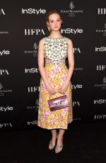 ELLE FANNING at Hfpa and Instyle’s Tiff Celebration in Toronto 09/08/2018