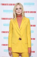 ELLE FANNING at I Think We