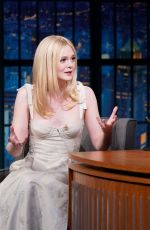 ELLE FANNING at Late Night with Seth Meyers 09/10/2018