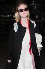 ELLE FANNING at LAX Airport in Los Angeles 09/02/2018