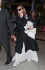 ELLE FANNING at LAX Airport in Los Angeles 09/02/2018