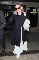 ELLE FANNING at LAX Airport in Los Angeles 09/02/2018