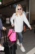 ELLE FANNING at LAX Airport in Los Angeles 09/28/2018