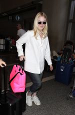 ELLE FANNING at LAX Airport in Los Angeles 09/28/2018