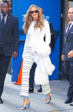 ELLE MACPHERSON Leaves Good Morning America in New York 09/19/2018