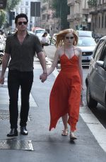 ELLIE BAMBER and Rchard Madden Out in Milan 09/22/2018