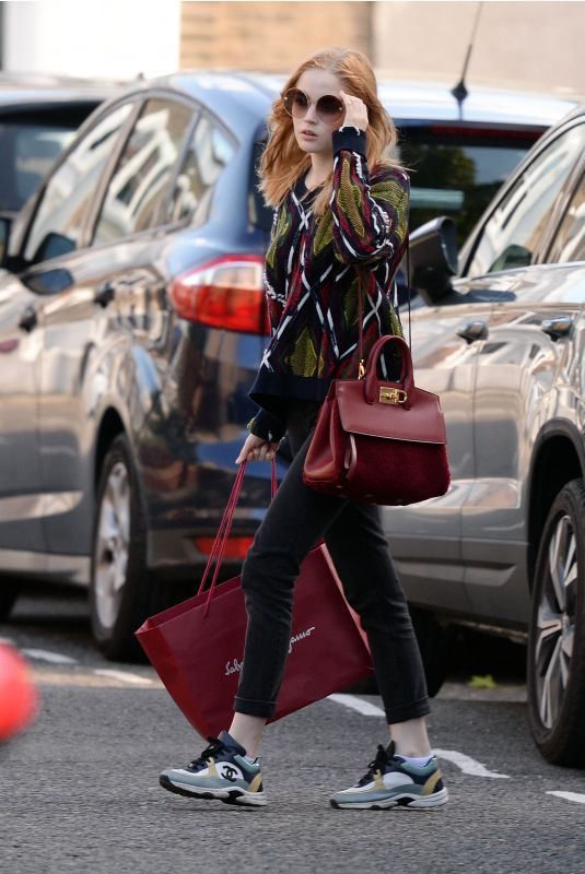 ELLIE BAMBER Out in London 09/24/2018
