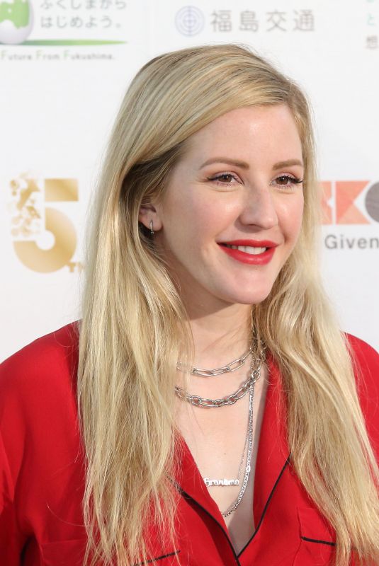 ELLIE GOULDING at Rockcorps Photocall in Chiba 09/01/2018