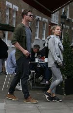 ELSA PATAKY Out for a Coffee in London 09/14/2018
