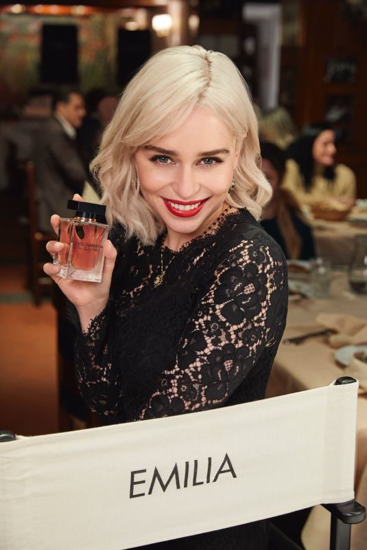 EMILIA CLARKE at Dolce & Gabbana The Only One Capaign Photshoot, 2018