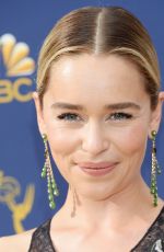 EMILIA CLARKE at Emmy Awards 2018 in Los Angeles 09/17/2018