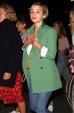 EMILIA CLARKE at Florence + The Machine Concert at Hollywood Bowl 09/27/2018
