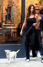 EMILY RATAJKOWS Walks Her Dog Out in New York 09/14/2018
