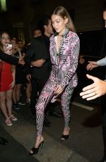EMILY RATAJKOWSKI and GIGI HADID at Versace Dinner in Milan 09/21/2018