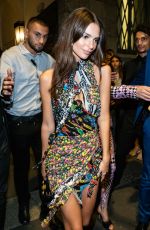 EMILY RATAJKOWSKI and GIGI HADID at Versace Dinner in Milan 09/21/2018