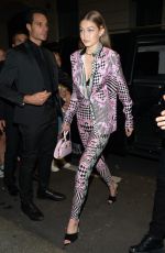 EMILY RATAJKOWSKI and GIGI HADID at Versace Dinner in Milan 09/21/2018