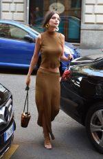 EMILY RATAJKOWSKI Arrives at Dolce & Gabbana Fashion Show in Milan 09/23/2018