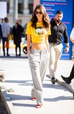 EMILY RATAJKOWSKI Arrives at Paco Robanne Show at Paris Fashion Week 09/27/2018