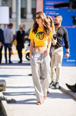 EMILY RATAJKOWSKI Arrives at Paco Robanne Show at Paris Fashion Week 09/27/2018