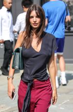 EMILY RATAJKOWSKI Heading to a Fashion Show in New York 09/06/2018