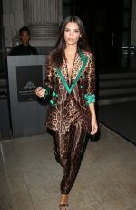 EMILY RATAJKOWSKI Night Out in Milan 09/23/2018