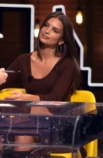 EMILY RATAJKOWSKI on the Set of a Italian TV Show in Milan 09/25/2018