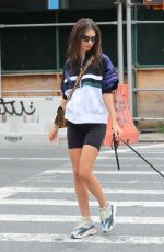 EMILY RATAJKOWSKI Out with Her Dog in New York 09/01/2018