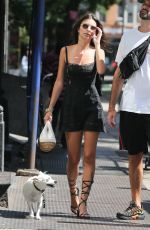 EMILY RATAJKOWSKI Out with Her Dog in New York 09/04/2018