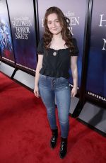 EMMA KENNEY at Halloween Horror Nights Opening in Los Angeles 09/14/2018