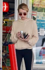 EMMA ROBERTS at a Gas Station in Beverly Hills 09/05/2018
