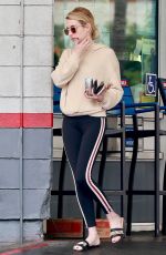 EMMA ROBERTS at a Gas Station in Beverly Hills 09/05/2018