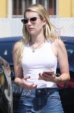 EMMA ROBERTS at a Gas Station in Los Angeles 09/11/2018