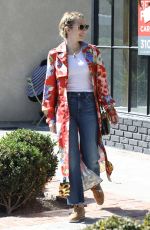 EMMA ROBERTS Leaves a Hair Salon in Los Angeles 09/11/2018