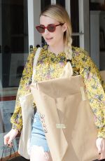 EMMA ROBERTS Leaves Art Gallery in Los Angeles 09/01/2018