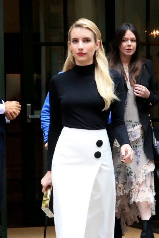 EMMA ROBERTS Leaves Her Hotel in New York 09/09/2018