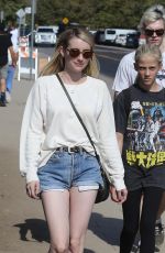 EMMA ROBERTS Leaves Malibu Chili Cook Off 09/02/2018