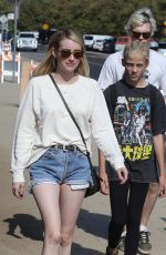 EMMA ROBERTS Leaves Malibu Chili Cook Off 09/02/2018