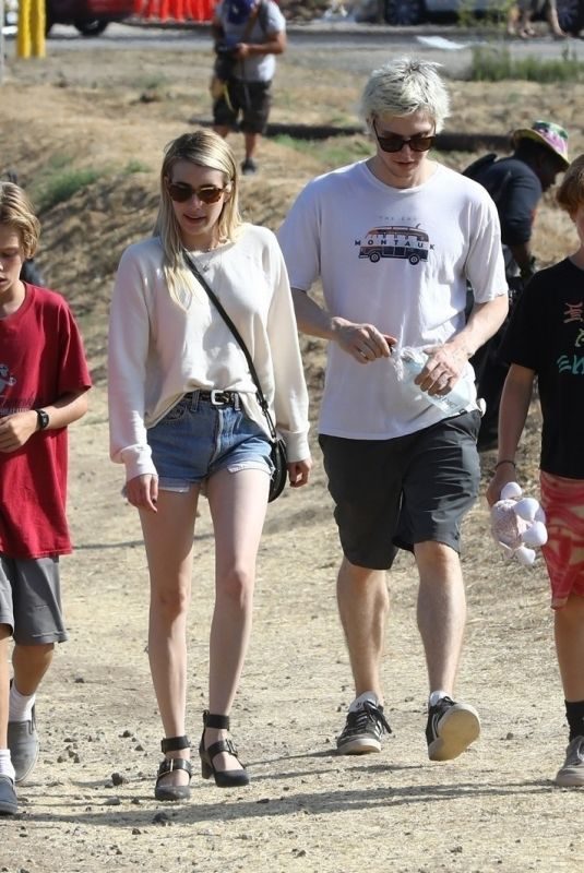 EMMA ROBERTS Leaves Malibu Chili Cook Off 09/02/2018