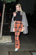 EMMA ROBERTS Out for Dinner in New York 09/09/2018