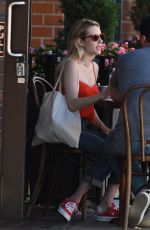 EMMA ROBERTS Out for Lunch in Los Angeles 09/14/2018