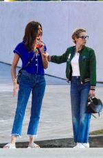 EMMA ROBERTS Out with Her Sister in Los Angeles 09/12/2018