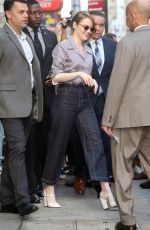 EMMA STONE Arrives at Good Morning America in New York 09/19/2018