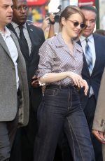 EMMA STONE Arrives at Good Morning America in New York 09/19/2018