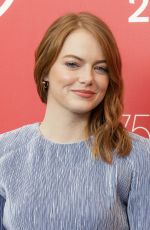 EMMA STONE at The Favourite Photocall at 2018 Venice Film Festival 08/30/2018