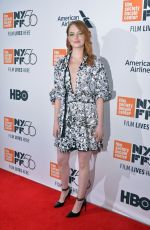 EMMA STONE at The Favourite Premiere at New York Film Festival 09/28/2018