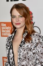 EMMA STONE at The Favourite Premiere at New York Film Festival 09/28/2018