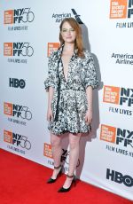 EMMA STONE at The Favourite Premiere at New York Film Festival 09/28/2018